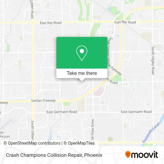 Crash Champions Collision Repair map