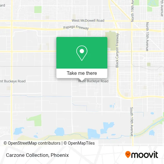 Carzone Collection map