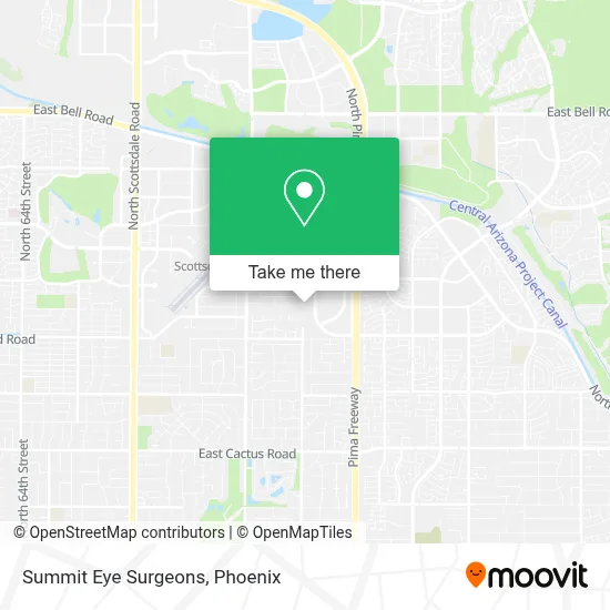 Summit Eye Surgeons map