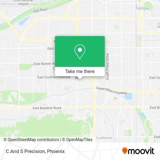 C And S Precision map