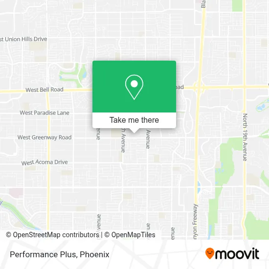 Performance Plus map