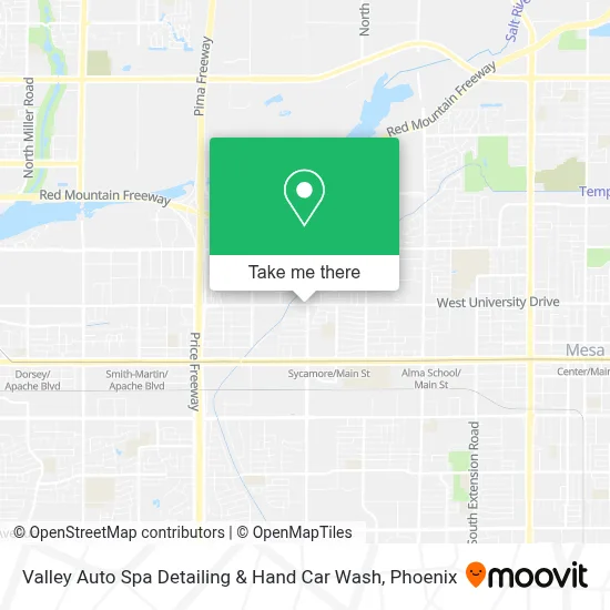 Valley Auto Spa Detailing & Hand Car Wash map