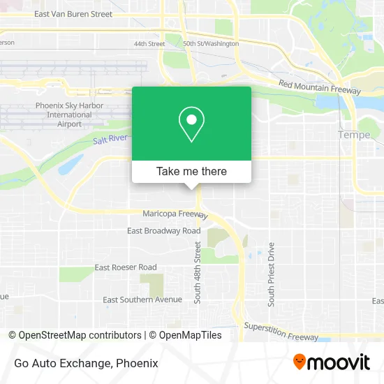 Go Auto Exchange map