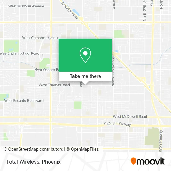 Total Wireless map