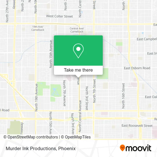 Murder Ink Productions map