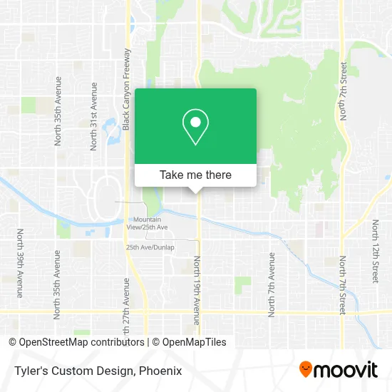 Tyler's Custom Design map
