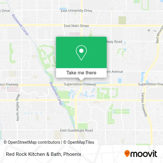 Red Rock Kitchen & Bath map