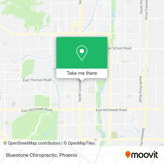 Bluestone Chiropractic map