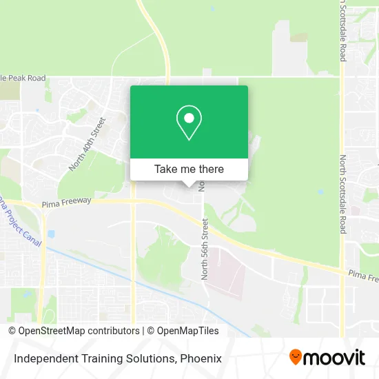 Independent Training Solutions map