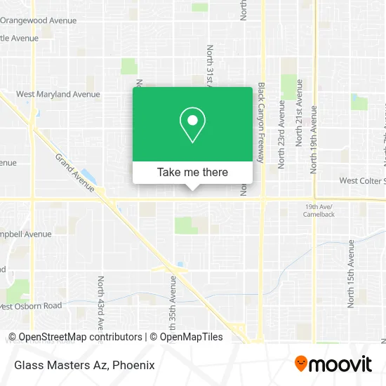Glass Masters Az map