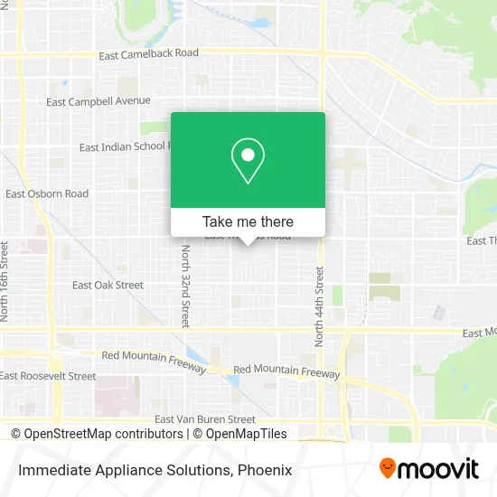 Immediate Appliance Solutions map