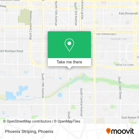 Phoenix Striping map