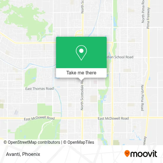 Avanti map