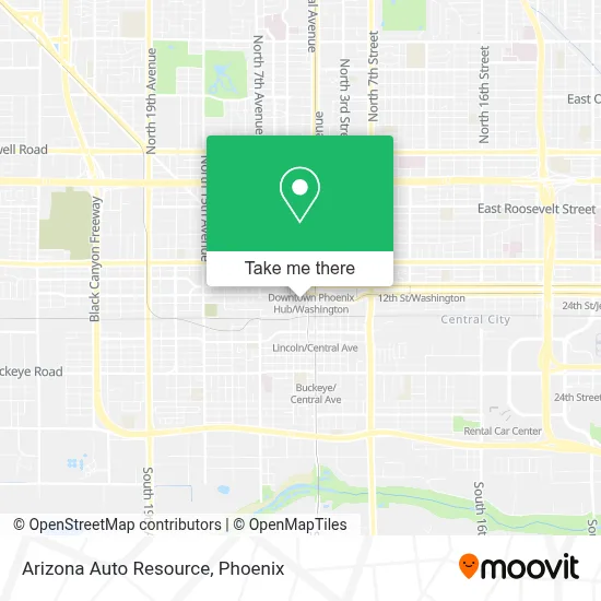 Arizona Auto Resource map