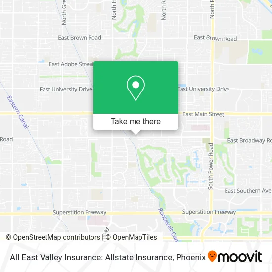 All East Valley Insurance: Allstate Insurance map