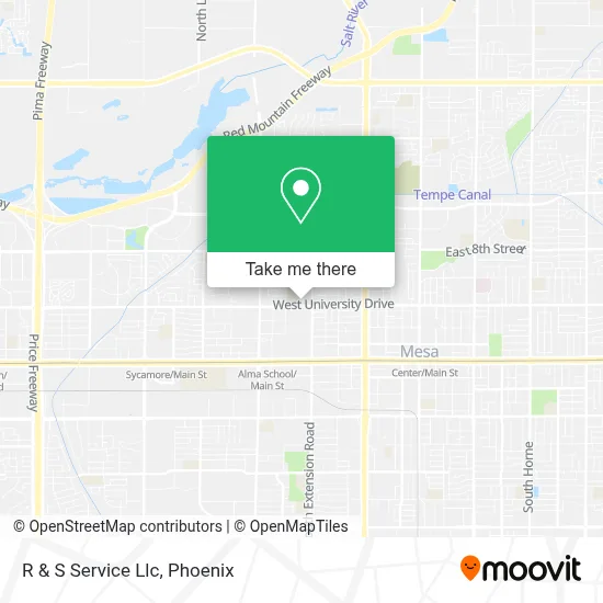 R & S Service Llc map