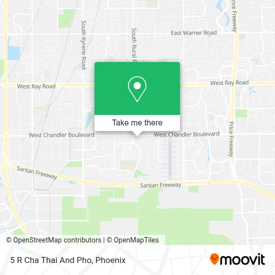 5 R Cha Thai And Pho map