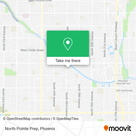 North Pointe Prep map