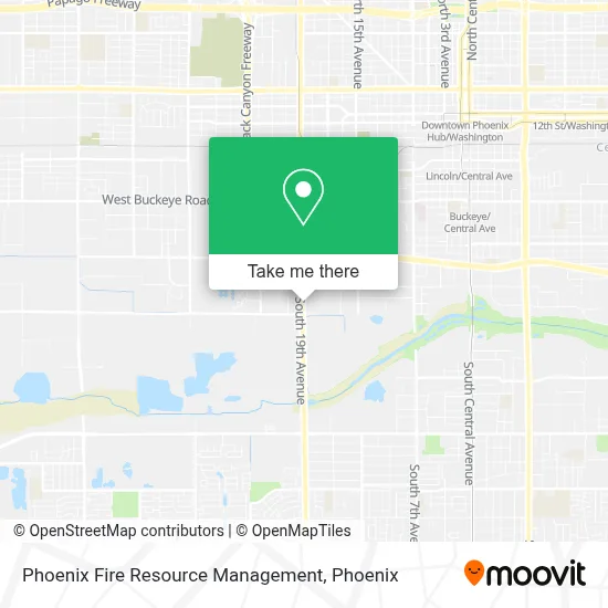 Phoenix Fire Resource Management map