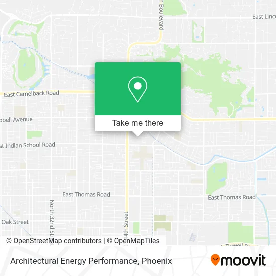 Architectural Energy Performance map