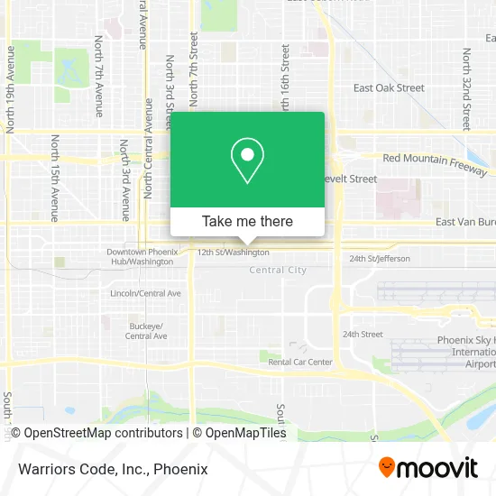 Warriors Code, Inc. map