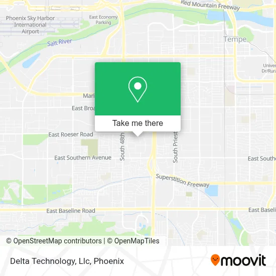Delta Technology, Llc map