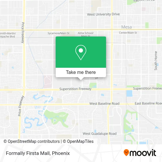 Formally Firsta Mall map