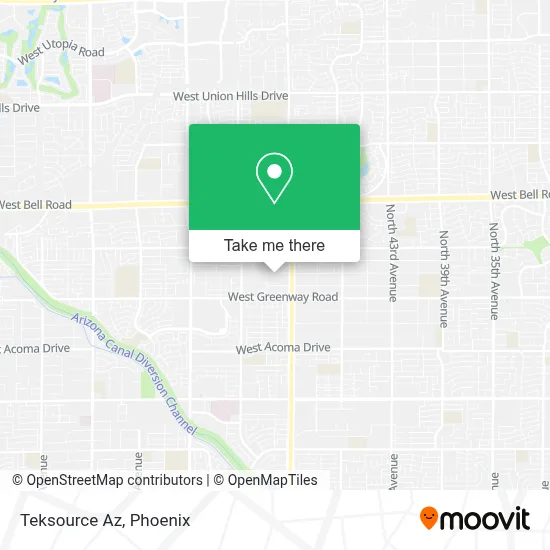 Teksource Az map