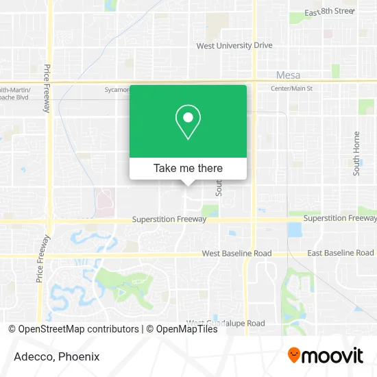 Adecco map