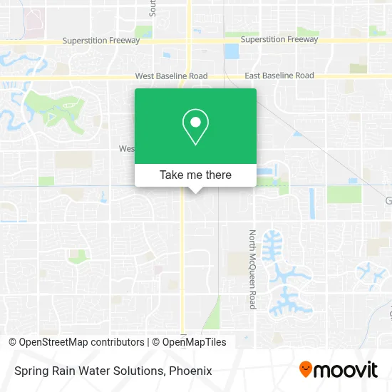 Spring Rain Water Solutions map