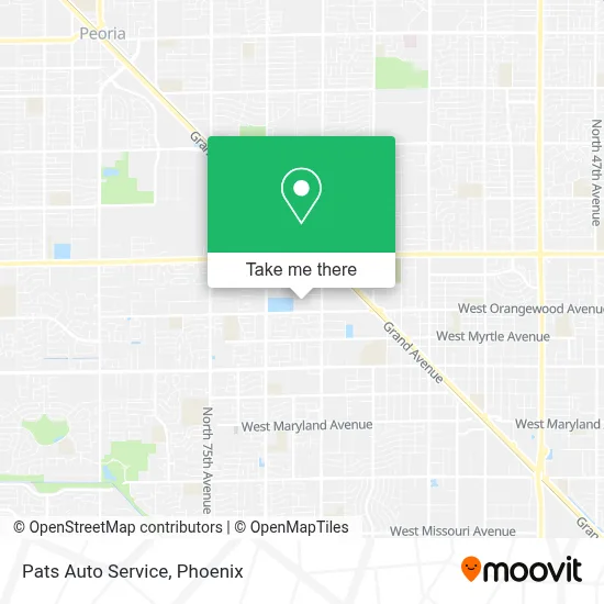 Pats Auto Service map