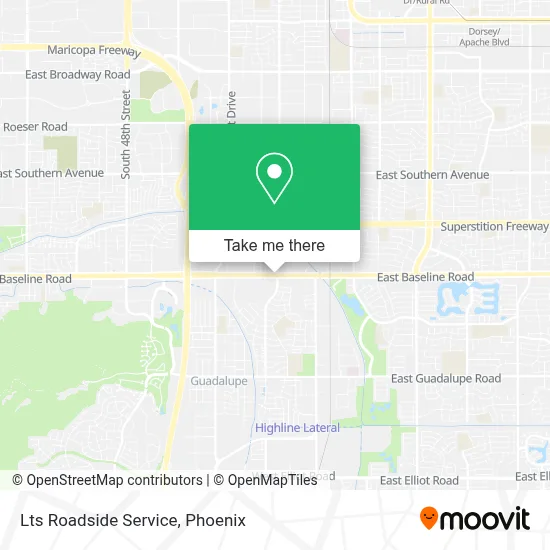 Lts Roadside Service map