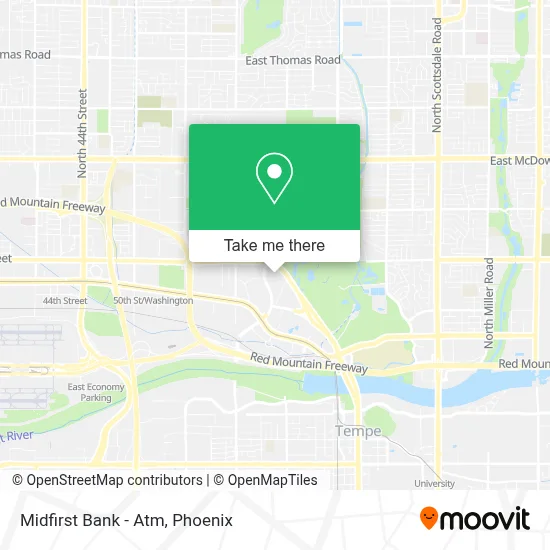 Midfirst Bank - Atm map