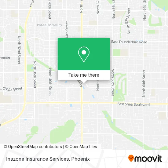 Inszone Insurance Services map
