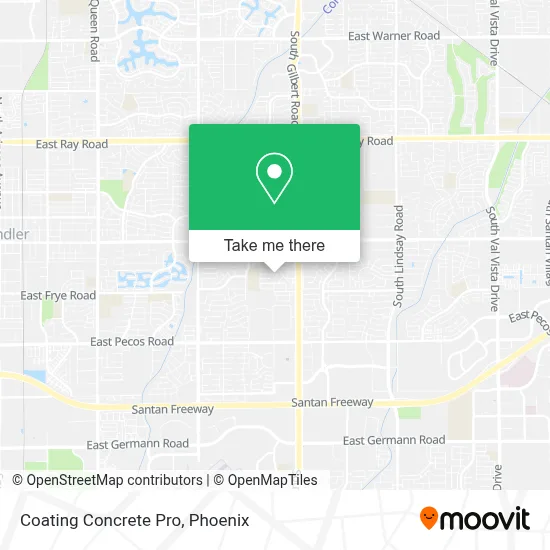 Coating Concrete Pro map
