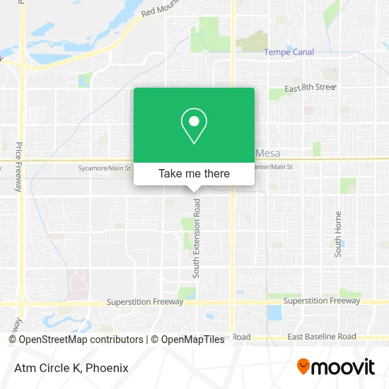 Atm Circle K map