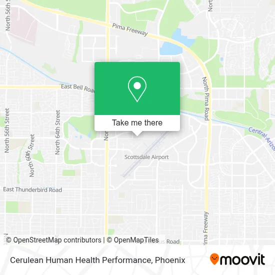 Cerulean Human Health Performance map