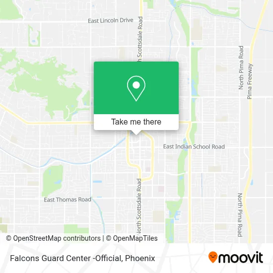 Falcons Guard Center -Official map