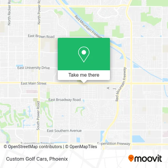Custom Golf Cars map