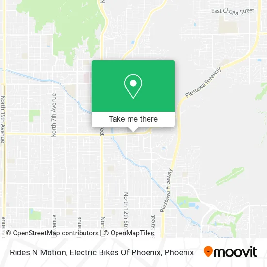 Rides N Motion, Electric Bikes Of Phoenix map