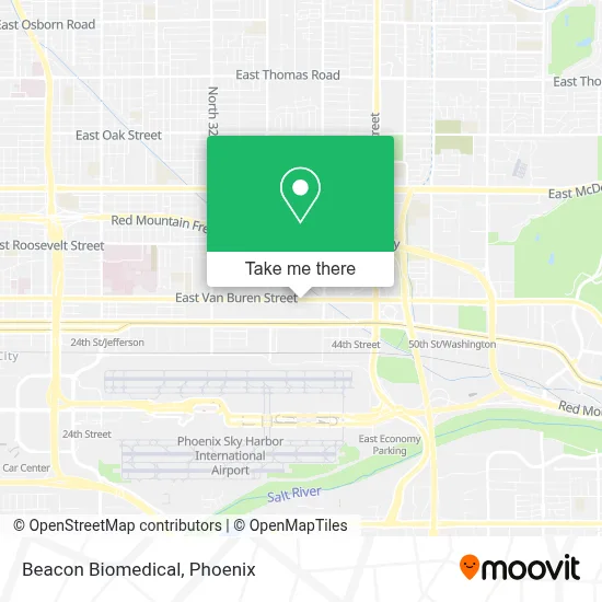 Beacon Biomedical map