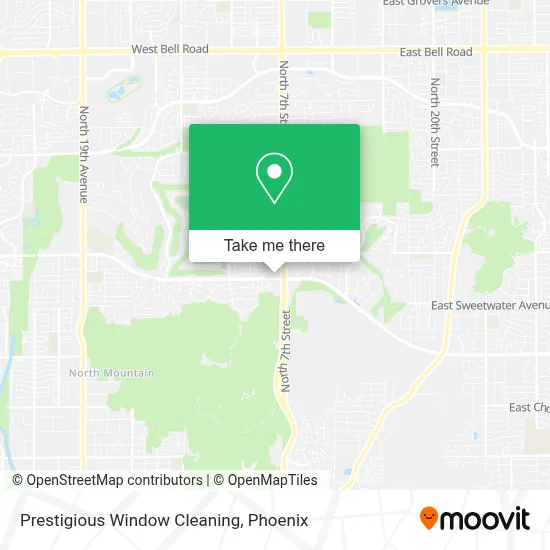 Prestigious Window Cleaning map