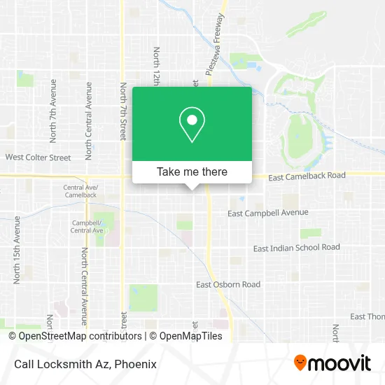 Call Locksmith Az map
