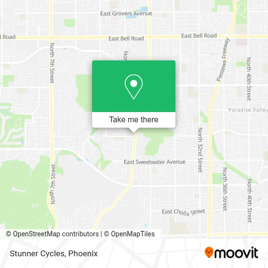 Stunner Cycles map