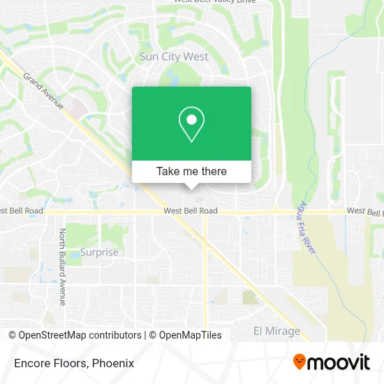 Encore Floors map