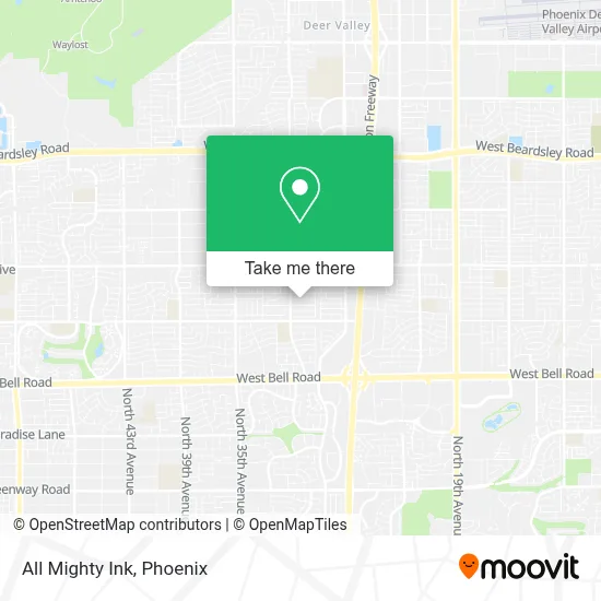 All Mighty Ink map