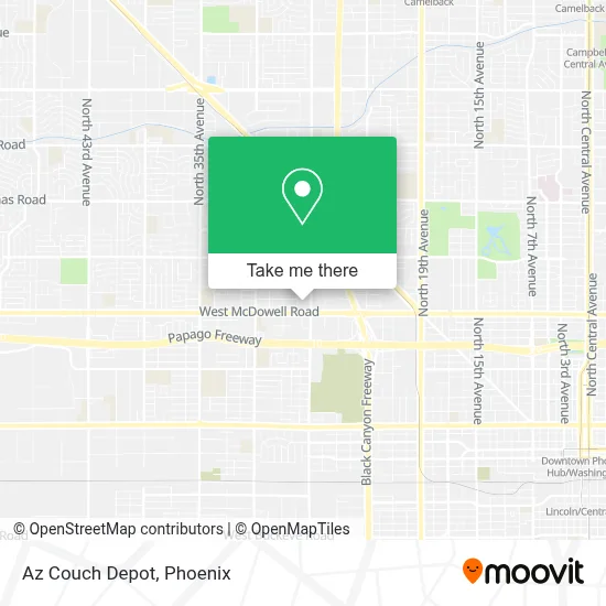 Az Couch Depot map