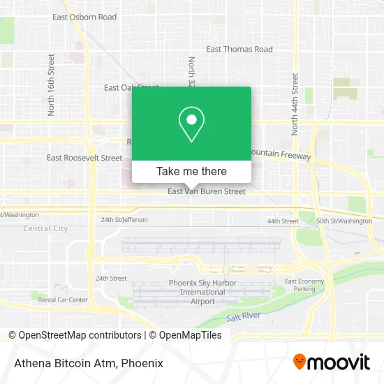 Athena Bitcoin Atm map