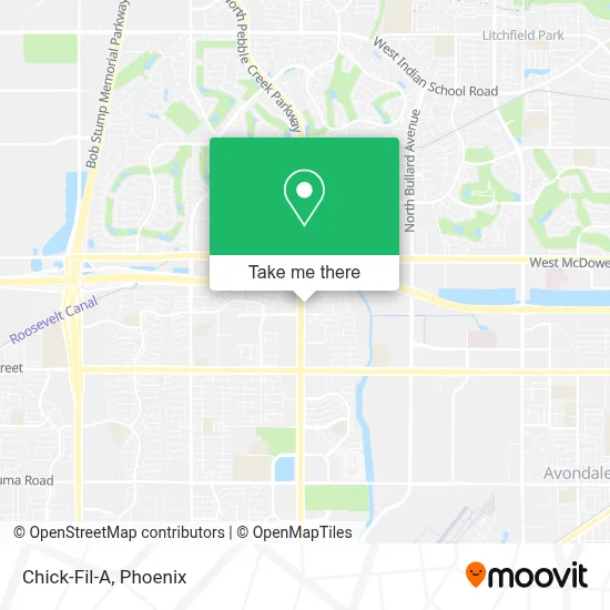 Chick-Fil-A map