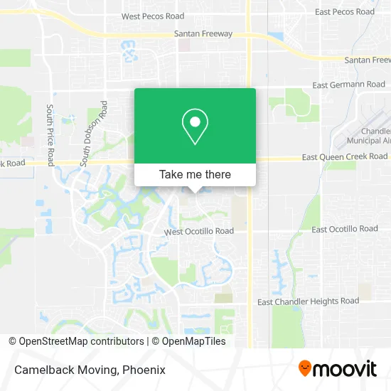 Camelback Moving map